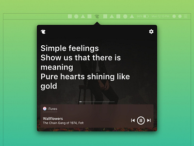 macOS - Lyrics App