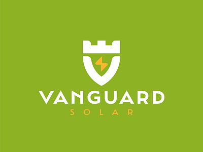 VANGUARD energy fort logodesign shield solor video