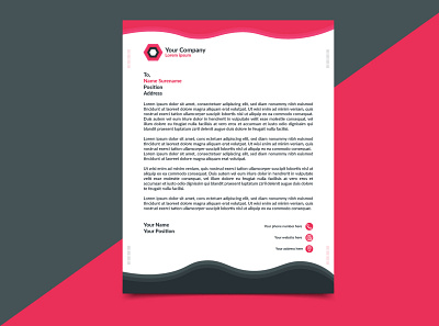 Creative letterhead design