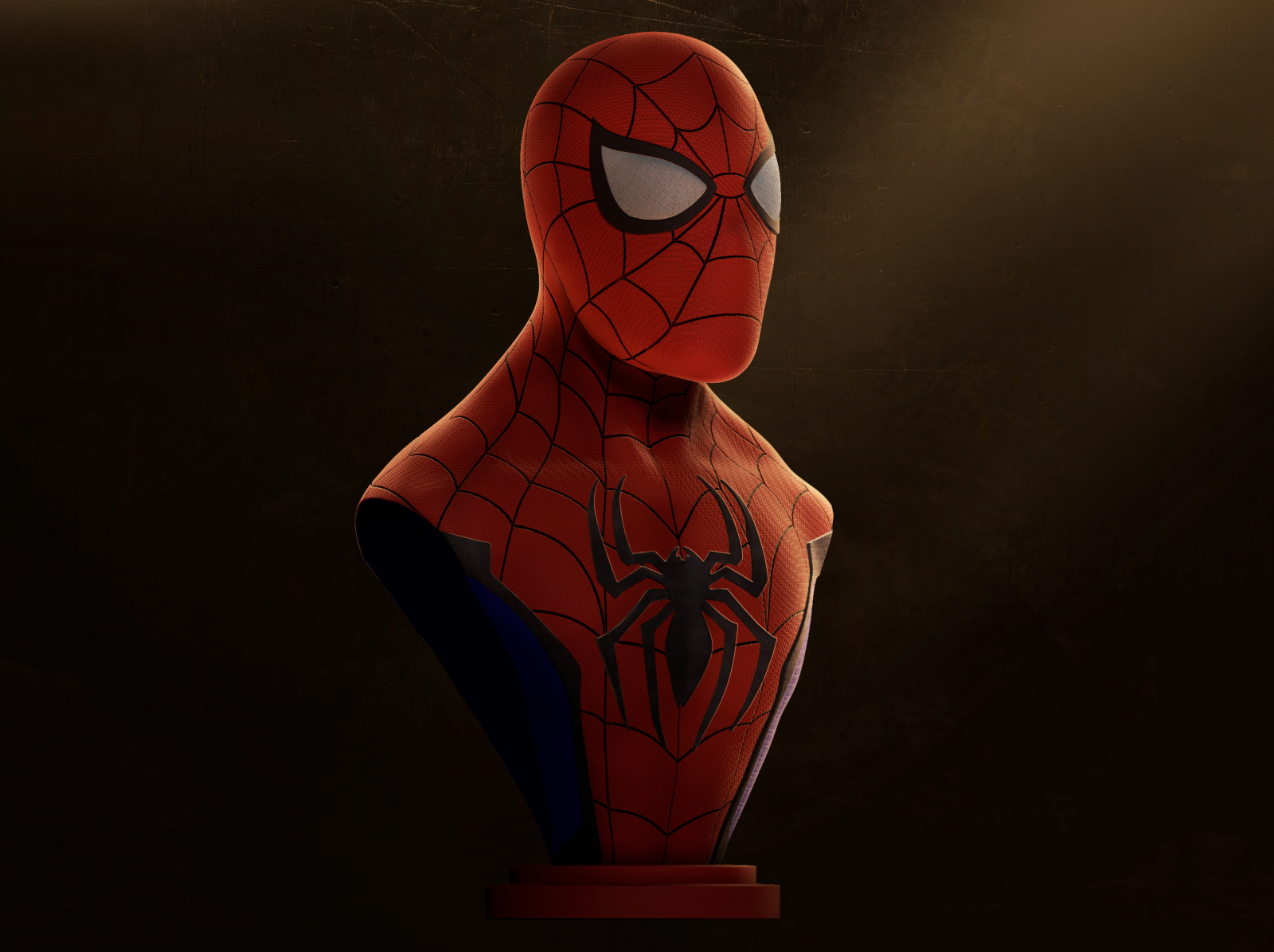 Spider Man Bust by TOAT on Dribbble