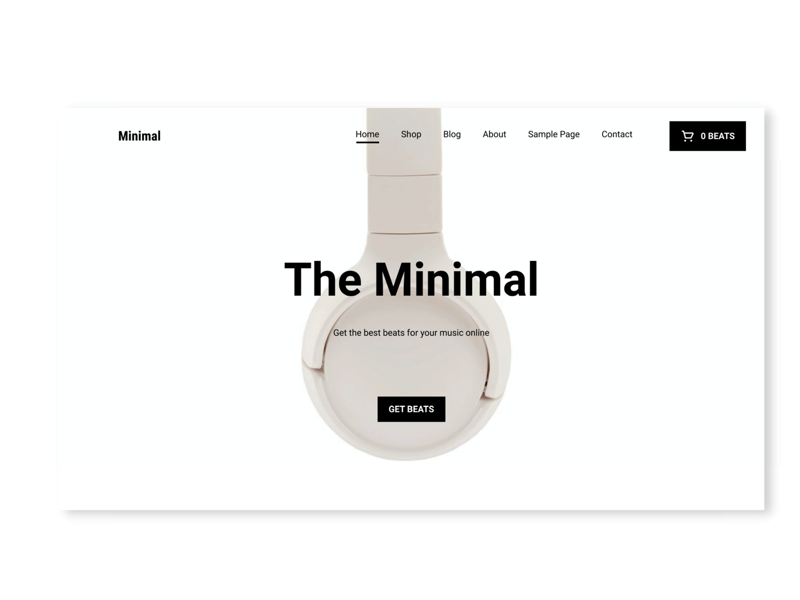 The Minimal minimal design ui ui design website design website template wordpress theme