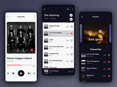 The musical player app app dark ui figma flat minimal mobile app music music app music player ui