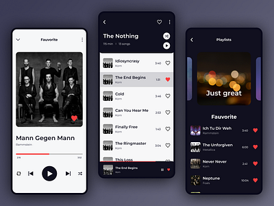 The musical player app