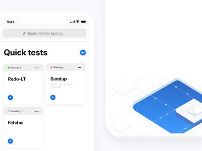 Dispatch LT main screen (empty + filled) app clay clean development empty illustration ios ios app design minimal native screen state tool ui user interface utility ux