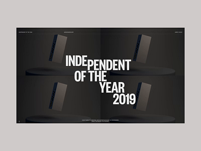 Independent of the year on Awwwards promo ui ux video web website