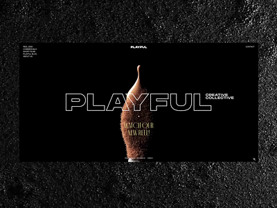 Playful Creative Collective animation cgi collective motion promo typography ui ux video web website