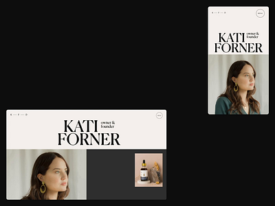 Kati Forner Animation animation design interaction interface typography ui ux video web website