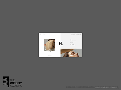 My Folio Site - Webby Winner animation folio interaction interface motion promo typography ui ux video web webby website
