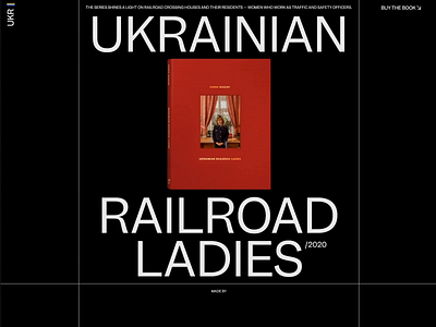 Ukrainian Railroad Ladies animation grid interaction motion promo typography ui ux video web website