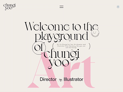 Chungi Folio Website animation folio interaction interface motion promo typography ui ux video web website
