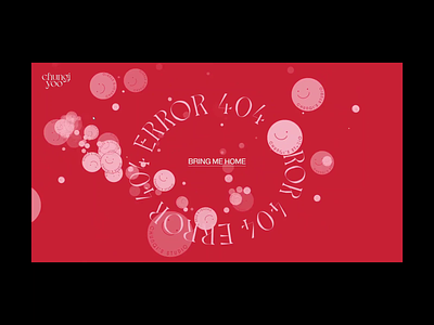 Chungi Yoo 404 page 404 animation interaction interface motion promo typography ui ux video web website zhenya zhenyary