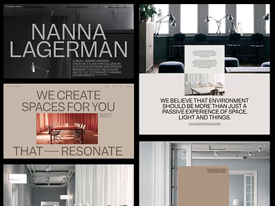 Nanna Lagerman Folio animation grid interaction interface motion promo typography ui ux video web website zhenya zhenyary