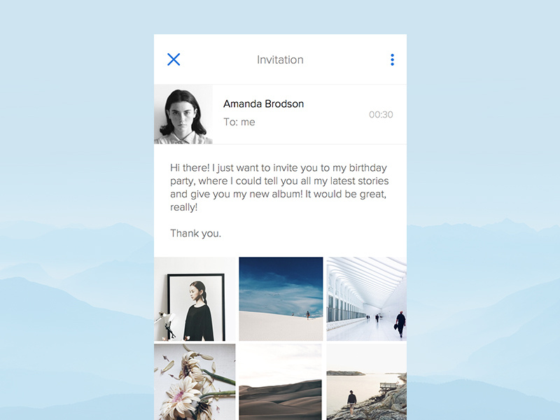 Email client application concept by Zhenya Rynzhuk on Dribbble
