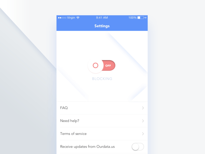Settings switcher animation gif ios toggle off on button btn control settings switcher