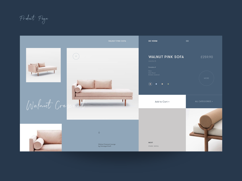 DeVorm Designer Interior Store Product Page by Zhenya ...
