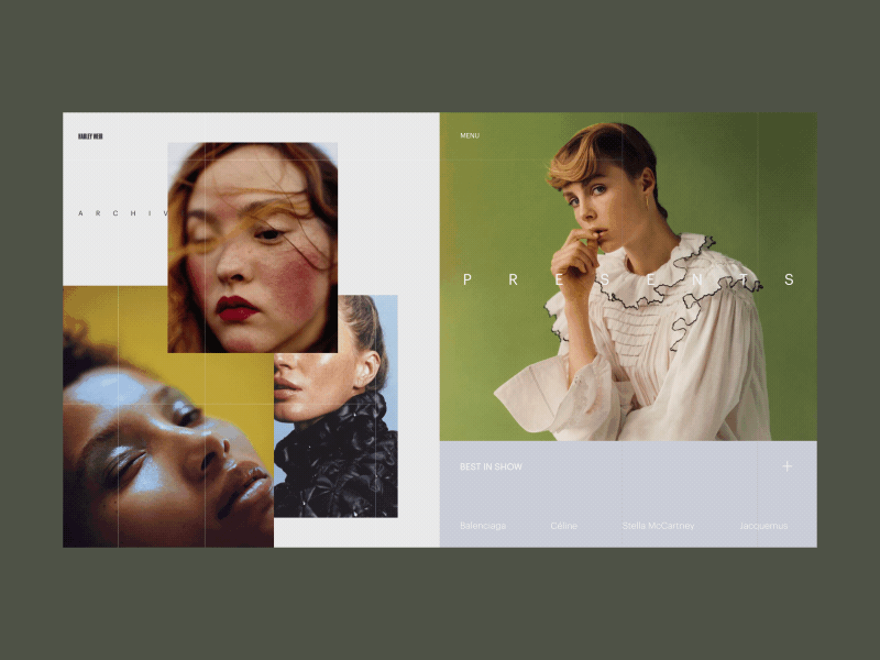 Harley Weir Personal Promo Website Animation photo animation web gif grid interection motion smooth ux ui anim