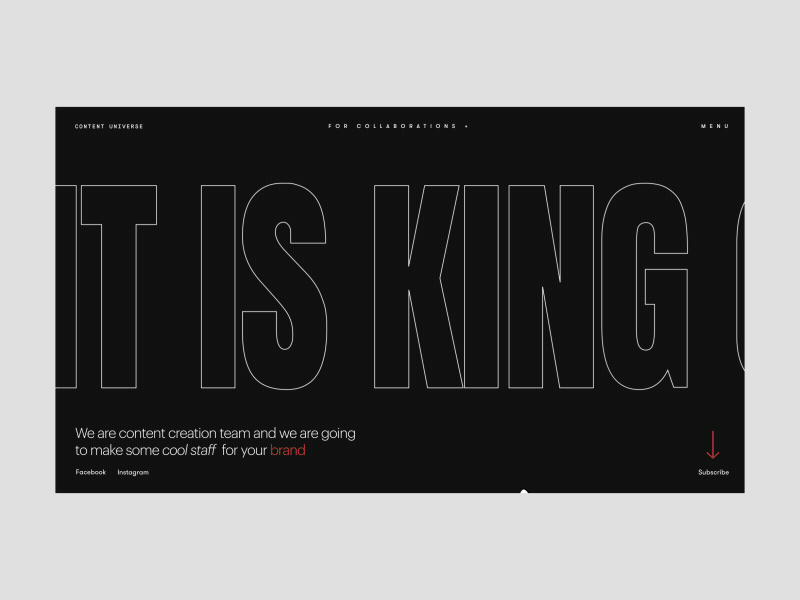 Content Universe Loader and Hover Animation corporate commercial photo loader homepage promo interaction motion design fashion gif concept website anim interface grid web animation ux ui