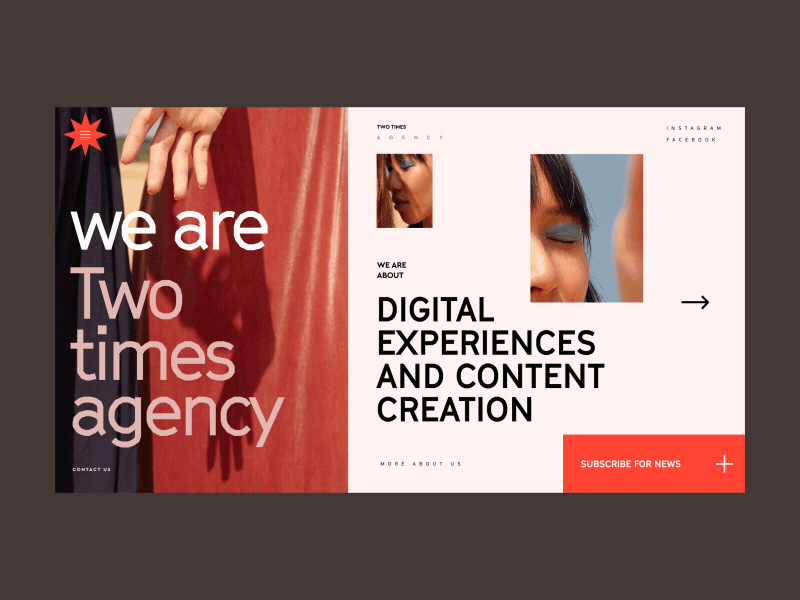Two Times Homepage Animation
