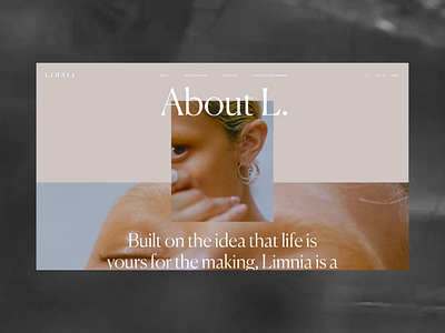 Limnia Fine Jewelry Animation animation interface promo typography ui ux video web website