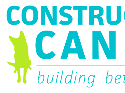 Constructive Canine branding design icon logo typography vector