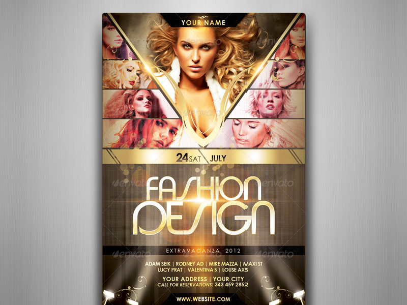 Fashion Design Flyer Template by Touringxx Creative Studio on Dribbble