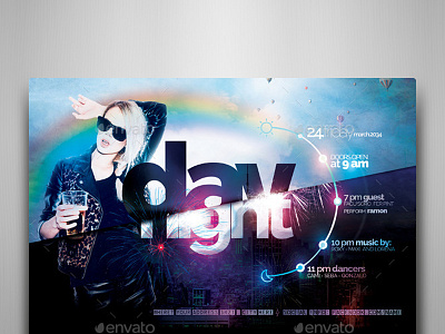 Day & Night Flyer Template