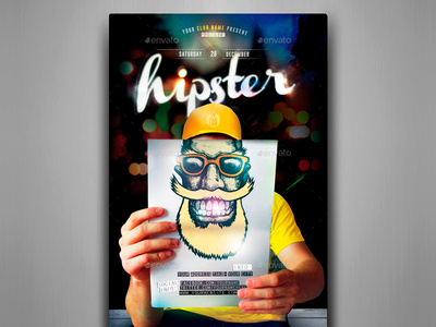 Hipster Flyer Template