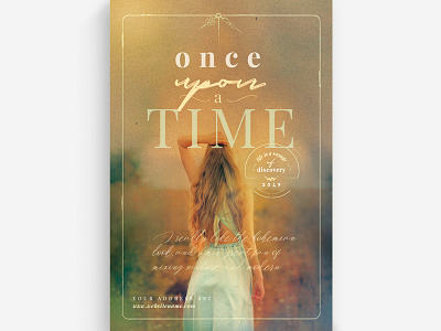 Once Upon A Time Flyer Template bohemian boho boutique chic clothing collection cute decoration decorative designer event event flyer fashion fashion flyer female glamorous glamour promo promotion retro