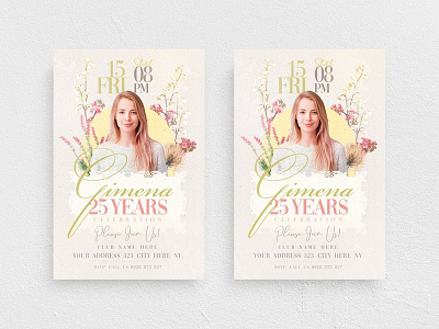 Birthday Invitation Flyer Template