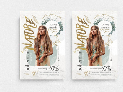 Boho Style Flyer Template