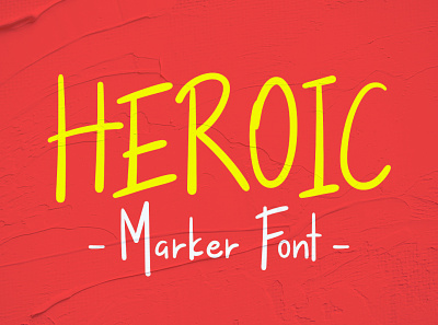 Free Heroic Handwritten Marker Font beauty bestseller bold font branding brush comic fancy free font free fonts fun font graffiti handwritten ink kids marker marker font modern popular women