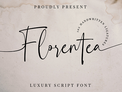 Free Florentea Luxury Signature Font