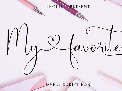 Free My Favorite Lovely Script Font by Typesthetic Studio on Dribbble