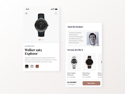 WATCH UI 1 app clean design flat glassmorphism graphic design icon minimal ui ux