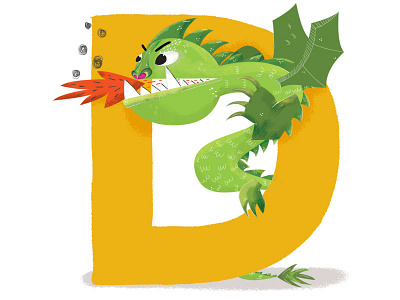 D for Dragon abc d dragon madalva