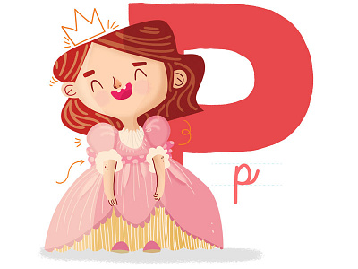 P for Princess abc madalva p princess
