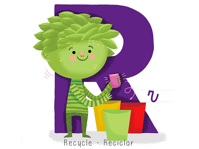 R for Recycle abc madalva r recycle