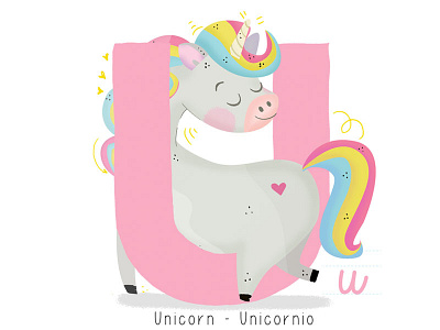 U for Unicorn abc madalva u unicorn