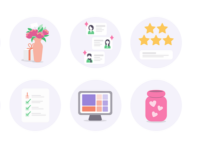 BloomNation Icons design email email marketing icon icon set illustrator