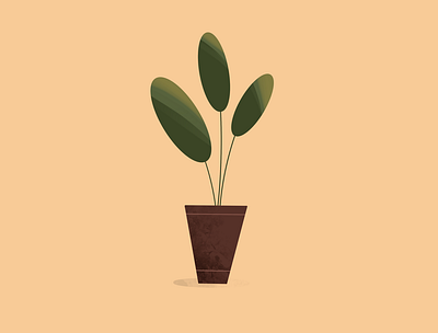 Simple Plant minimalist plant plant illustration procreate simple simple design