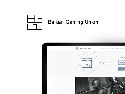 BGU website bosnia herzegovina branding design džaferagić eldin eldodesign gaming organization simple union web website
