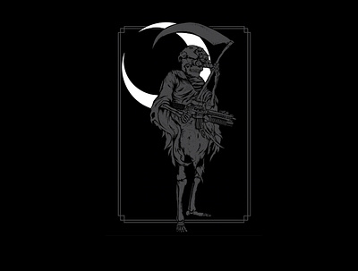 Army skeleton black white branding commision work dark design graphic design hand drawn illustration logo skull vector