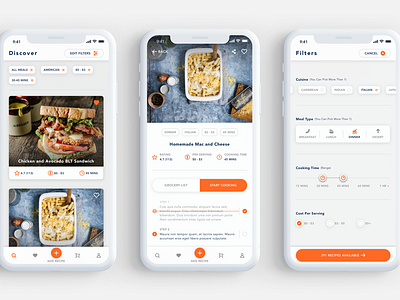 Comfort Foods - Recipe App comfort food food ios iphone x mobile app recipes unhealthy