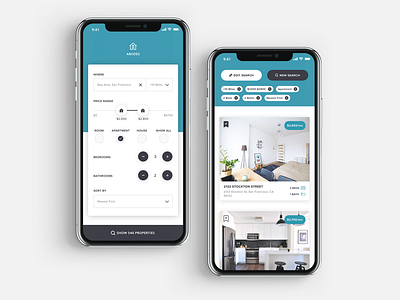 Rentier - platform for apartment rentals by Angry Nerds on Dribbble