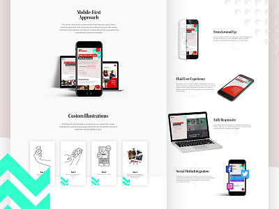 Vita Student Case Study app case study clean design hero layout mobile ui ux web web app website