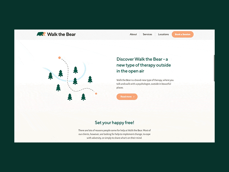 Walk the Bear - Homepage