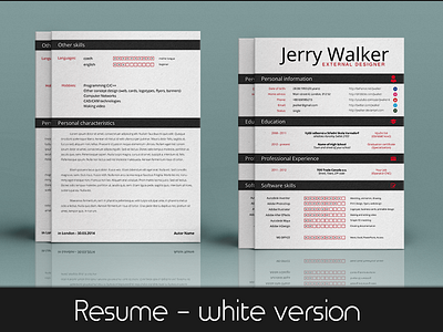 Resume - v1 white