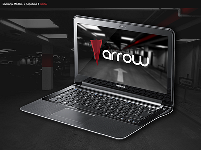 Arrow Logo & Sams Mockup