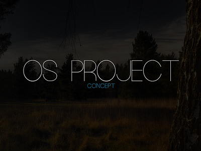 OS Project Concept - UI Coming Soon