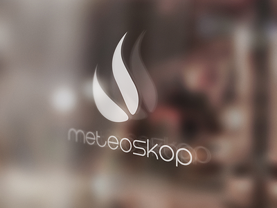 Meteoskop logotype clean design logo logotype meteoskop modern simple weather